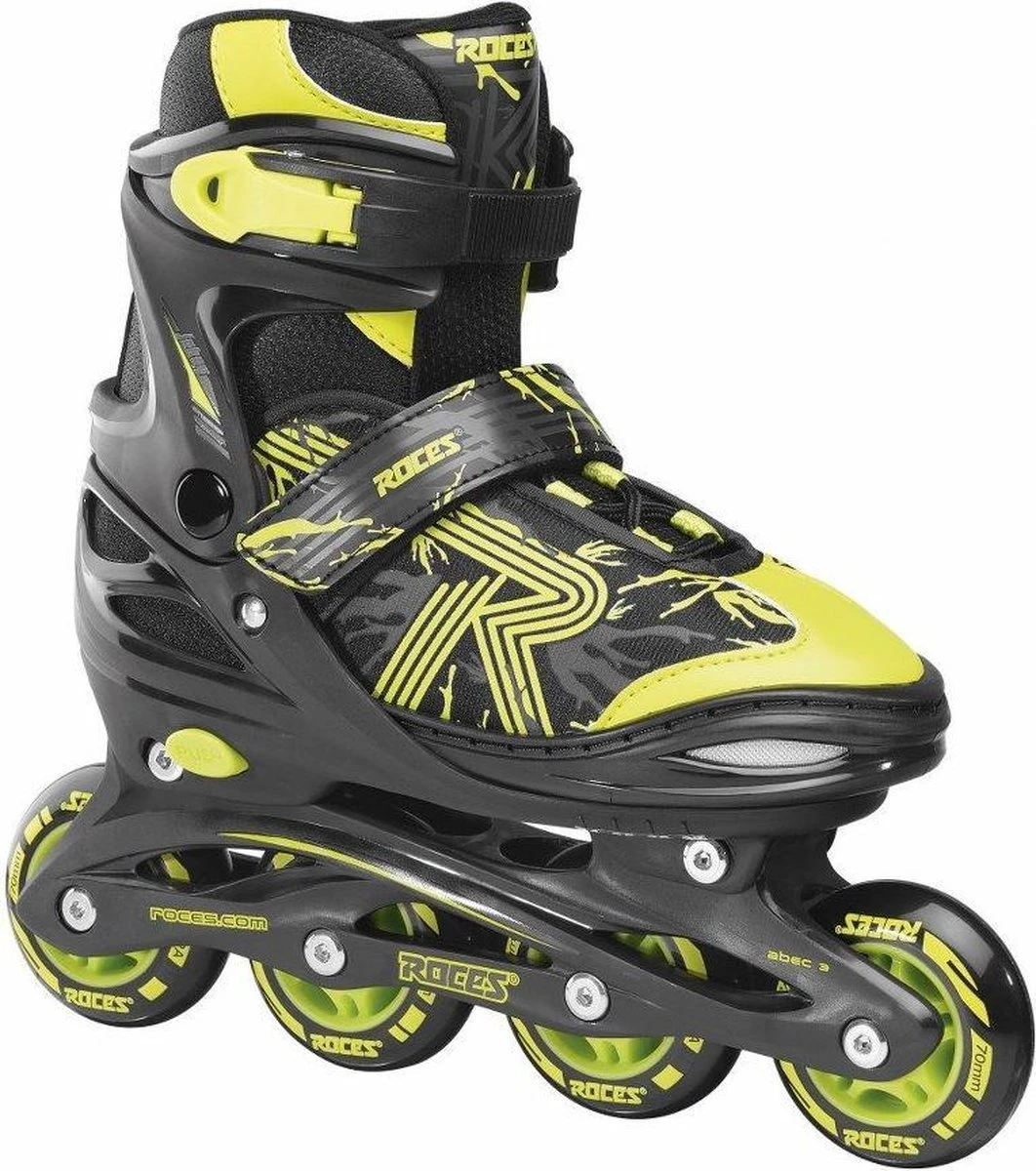 ROCES Inlineskates Kinderen JOKEY 3.0 BOY - Zwart/Groen 34-37 1 ROCES Inlineskates Kinderen JOKEY 3.0 BOY - Zwart/Groen 34-37