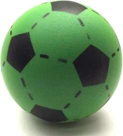 Merkloos Foam Voetbal - Soft - Groen - D20 Cm