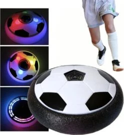 Blossombel Zwevende Hover Bal Met LED Verlichting - Binnen Voetbal- Spelgoed -met Gratis Schroevendraaier + 4 Batterijen -NIJDAM Sport & Spel Winkel 1099x1200