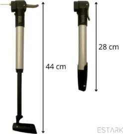 ESTARK - Ballenpomp - Professionele Voetbalpomp - Basketbalpomp - Ballenpomp- Pomp - Inclusief Naald - Balpomp - Voetbal - Basket - Volleyball - Bal - Ballen - Handpomp -NIJDAM Sport & Spel Winkel 1107x1200 1