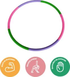 Jobber - Hoelahoep - Hoepel Kinderen - Hoepel - Roze - Paars - Groen