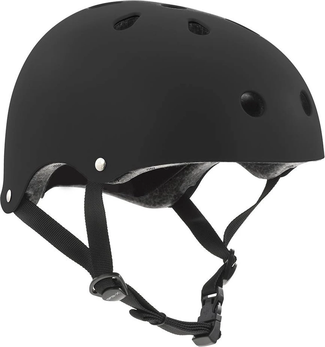 SILVERBACK Skatehelm En BMX Helm Zwart 52 Tot 56 Cm Maat S-M-L 1 SILVERBACK Skatehelm En BMX Helm Zwart 52 Tot 56 Cm Maat S-M-L
