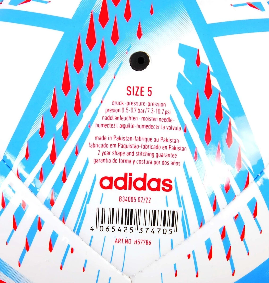 Voetbal Adidas WK 2022 - Rihla - Multicolor - Maat 5 2 Voetbal Adidas WK 2022 - Rihla - Multicolor - Maat 5 - Afbeelding 2