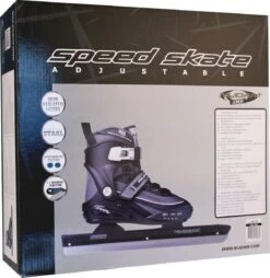 Nijdam Norenschaats Junior Verstelbaar - Semi-Softboot - Alu Buis - Zwart/Antraciet - 38-41 -NIJDAM Sport & Spel Winkel 1166x1200 3