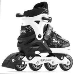 SFR Pulsar Verstelbare Inline Skates - Maat 35.5-39.5 - Zwart -NIJDAM Sport & Spel Winkel 1176x1200