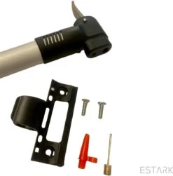 ESTARK - Ballenpomp - Professionele Voetbalpomp - Basketbalpomp - Ballenpomp- Pomp - Inclusief Naald - Balpomp - Voetbal - Basket - Volleyball - Bal - Ballen - Handpomp -NIJDAM Sport & Spel Winkel 1181x1200