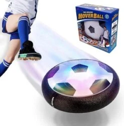 Blossombel Zwevende Hover Bal Met LED Verlichting - Binnen Voetbal- Spelgoed -met Gratis Schroevendraaier + 4 Batterijen -NIJDAM Sport & Spel Winkel 1184x1200