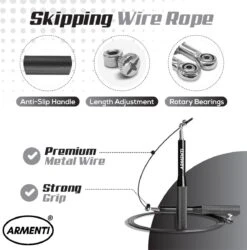 ARMENTI Professioneel Sport Springtouw - Verstelbaar - Met Kogellager - Skipping Jump Rope - Touwtje Springen Voor Volwassenen - Speedrope Conditie & Krachttraining - Binnen & Buitensport Fitness Springtouwen 14 ARMENTI Professioneel Sport Springtouw - Verstelbaar - Met Kogellager - Skipping Jump Rope - Touwtje Springen Voor Volwassenen - Speedrope Conditie & Krachttraining - Binnen & Buitensport Fitness Springtouwen -NIJDAM Sport & Spel Winkel 1185x1200 1