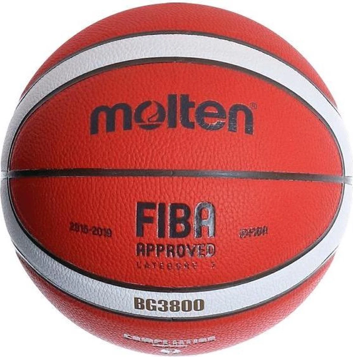 Molten Basketbal BG3800 Oranje Maat 5 (jeugd) 4 Molten Basketbal BG3800 Oranje Maat 5 (jeugd) - Afbeelding 4