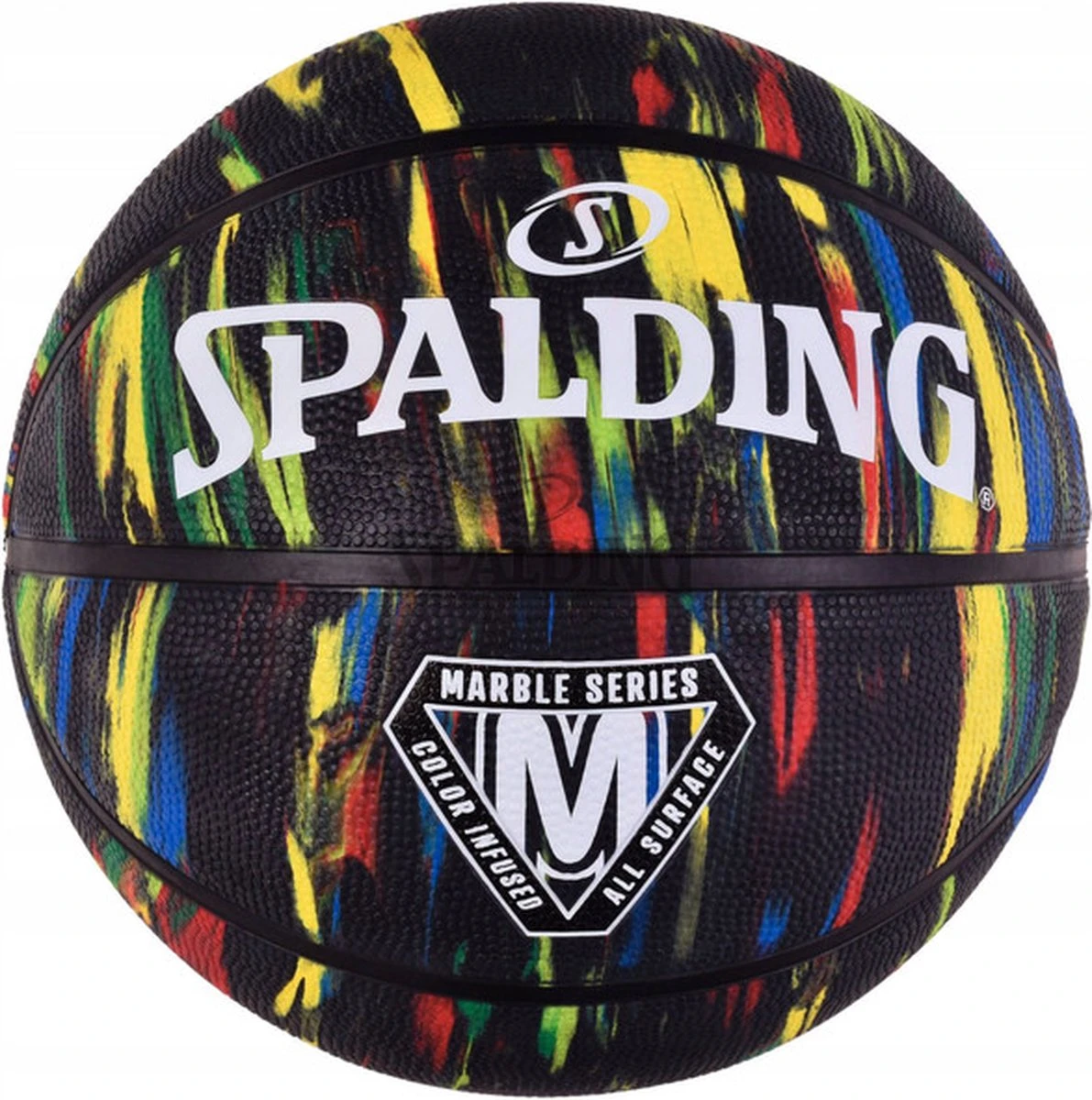 Spalding Marble Rainbow Basketbal Maat 7 3 Spalding Marble Rainbow Basketbal Maat 7 - Afbeelding 3