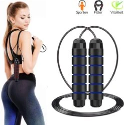 Merkloos Professioneel Springtouw Met Extra Gewicht - Sport - Verstelbaar - Verzwaard - Rood - Volwassen En Kinderen - Touwtje Springen - Speedrope Conditie & Krachttraining - Thuis Oefeningen & Buitensport Fitness Artikelen -NIJDAM Sport & Spel Winkel 1193x1200 3