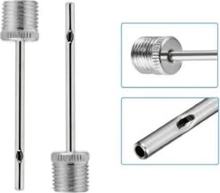 Balnaalden Voor Balpompen - 30 Stuks - Ballenpomp Naald - Balnaald - Bal Oppompen - Naalden - Balventiel Naald - Inclusief Doosje - Zilver - 8 Mm Schroefdraad 5 Balnaalden Voor Balpompen - 30 Stuks - Ballenpomp Naald - Balnaald - Bal Oppompen - Naalden - Balventiel Naald - Inclusief Doosje - Zilver - 8 Mm Schroefdraad -NIJDAM Sport & Spel Winkel 1200x1053