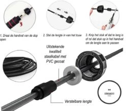 XTREMEFIT® Professioneel Verstelbaar Springtouw - Fitness - Boksen - Sport - Krachttraining - Crossfit - Anti-slip Handvat - Buitensport - Thuis Oefeningen - Fitness - Conditie - Springtouw Volwassenen - Springtouw Kinderen 7 XTREMEFIT® Professioneel Verstelbaar Springtouw - Fitness - Boksen - Sport - Krachttraining - Crossfit - Anti-slip Handvat - Buitensport - Thuis Oefeningen - Fitness - Conditie - Springtouw Volwassenen - Springtouw Kinderen -NIJDAM Sport & Spel Winkel 1200x1058