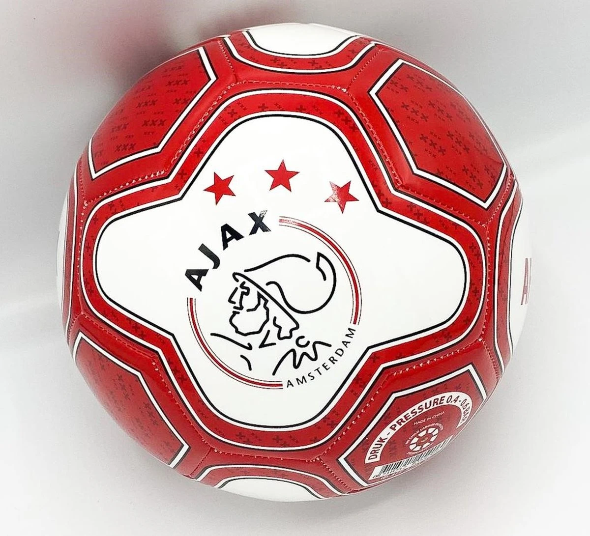 Ajax Voetbal Rood- Wit Vlakken XXX - Ajax Amsterdam - Champions Leaqeau - Eredivisie- 1 Ajax Voetbal Rood- Wit Vlakken XXX - Ajax Amsterdam - Champions Leaqeau - Eredivisie-