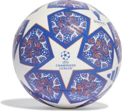 Adidas Voetbal Champions League TRN Istanbul - Maat 5 - Blauw/oranje -NIJDAM Sport & Spel Winkel 1200x1095
