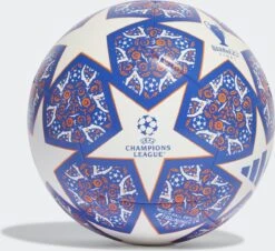 Adidas Voetbal Champions League TRN Istanbul - Maat 5 - Blauw/oranje -NIJDAM Sport & Spel Winkel 1200x1097