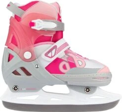 Nijdam Skates Combo Verstelbaar - Bold Berry - Fuchsia/Zilvergrijs/Wit/Roze - Maat 33-36 -NIJDAM Sport & Spel Winkel 1200x1105