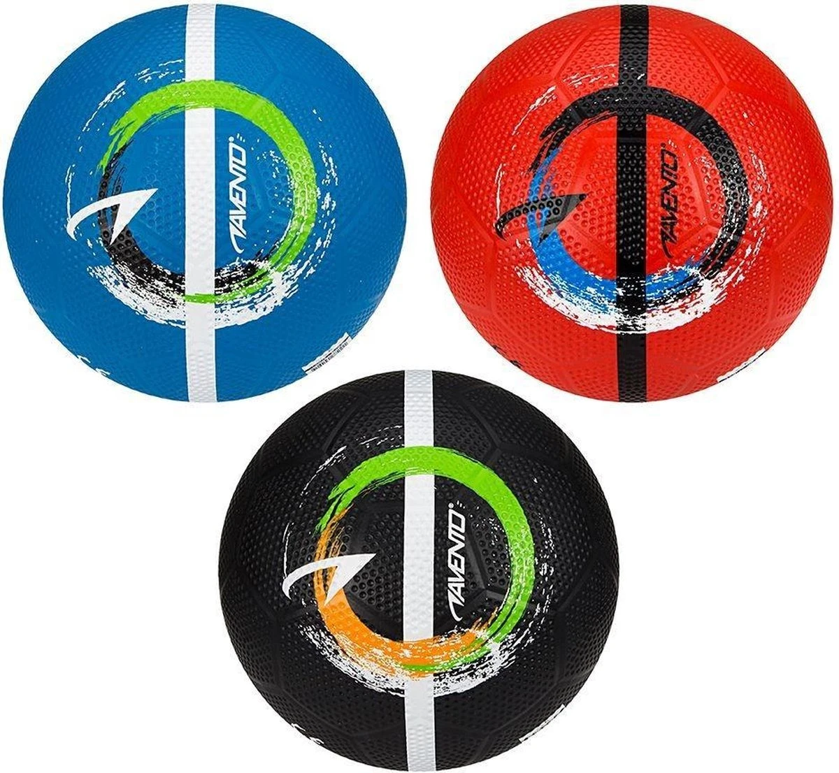 Avento Straatvoetbal - Panna - Rood - Maat 5 2 Avento Straatvoetbal - Panna - Rood - Maat 5 - Afbeelding 2