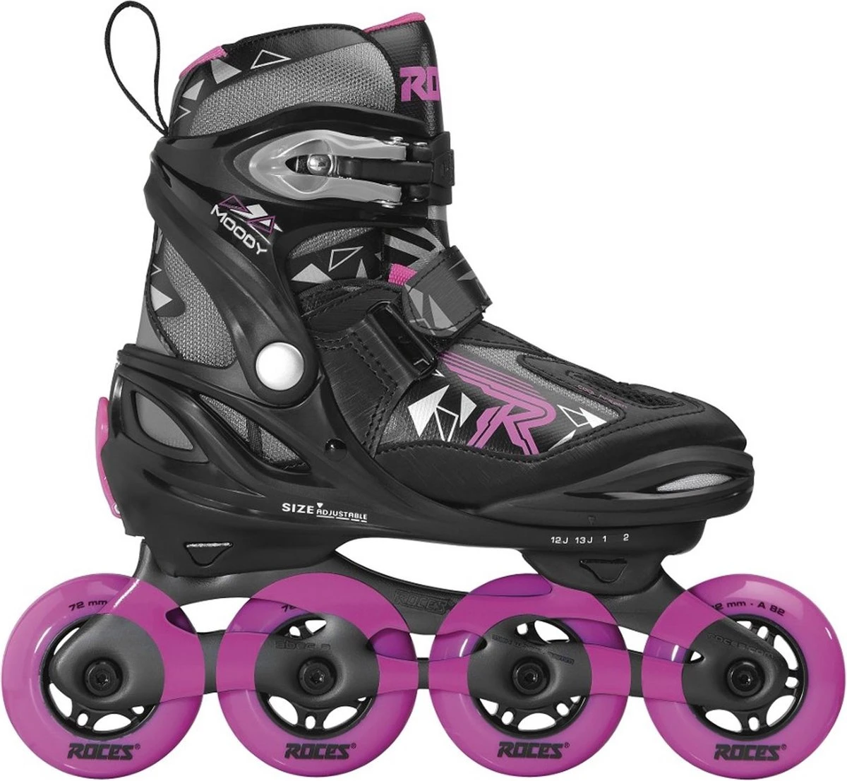 Roces MOODY TIF Verstelbare Inlineskates - Maat 36-40 - Pink 1 Roces MOODY TIF Verstelbare Inlineskates - Maat 36-40 - Pink
