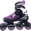 Fila J-ONE 21 Verstelbare Kinder Inline Skates - Zwart / Magenta - Maat 32/36