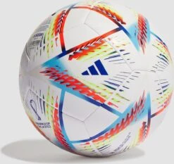 Adidas Al Rihla Wk 2022 Trainings Voetbal Wit/Roze - Maat 5 -NIJDAM Sport & Spel Winkel 1200x1130 1