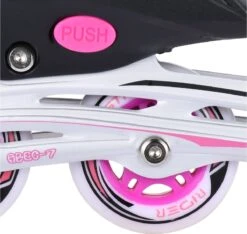 Street Rider Inline Skates - Verstelbaar - Skeeler - Roze/ Grijs - Maat 31/34 -NIJDAM Sport & Spel Winkel 1200x1139 1