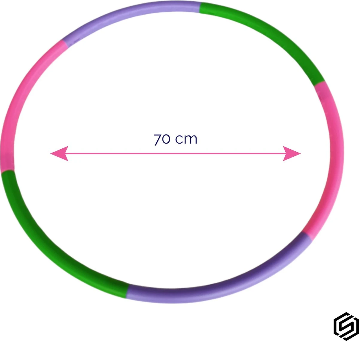 Jobber - SET - Hoelahoep - Hoepel - Glitter Springtouw - Paars - Roze 3 Jobber - SET - Hoelahoep - Hoepel - Glitter Springtouw - Paars - Roze - Afbeelding 3