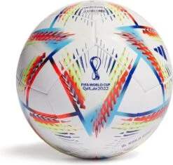 Adidas Al Rihla Wk 2022 Trainings Voetbal Wit/Roze - Maat 5