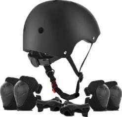 Bolke® - Skate Beschermset - Skeeler Beschermset - Skate Bescherming - Skatehelm - Skeeler Beschermset Kinderen En Volwassenen - Fietsbescherming - Sportbescherming - Skatehelm Voor Kinderen