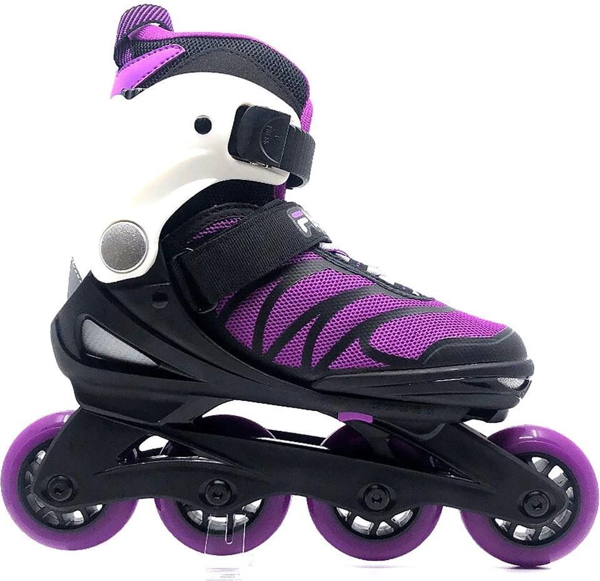 Fila J-ONE 21 Verstelbare Kinder Inline Skates - Zwart / Magenta - Maat 32/36 2 Fila J-ONE 21 Verstelbare Kinder Inline Skates - Zwart / Magenta - Maat 32/36 - Afbeelding 2