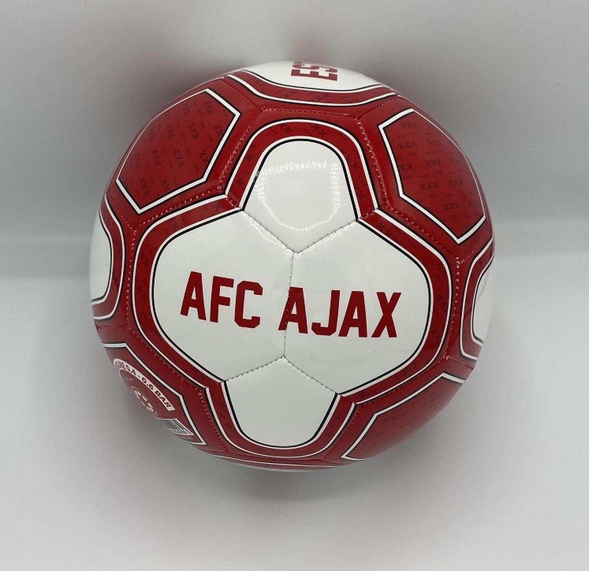 Ajax Voetbal Rood- Wit Vlakken XXX - Ajax Amsterdam - Champions Leaqeau - Eredivisie- 2 Ajax Voetbal Rood- Wit Vlakken XXX - Ajax Amsterdam - Champions Leaqeau - Eredivisie- - Afbeelding 2
