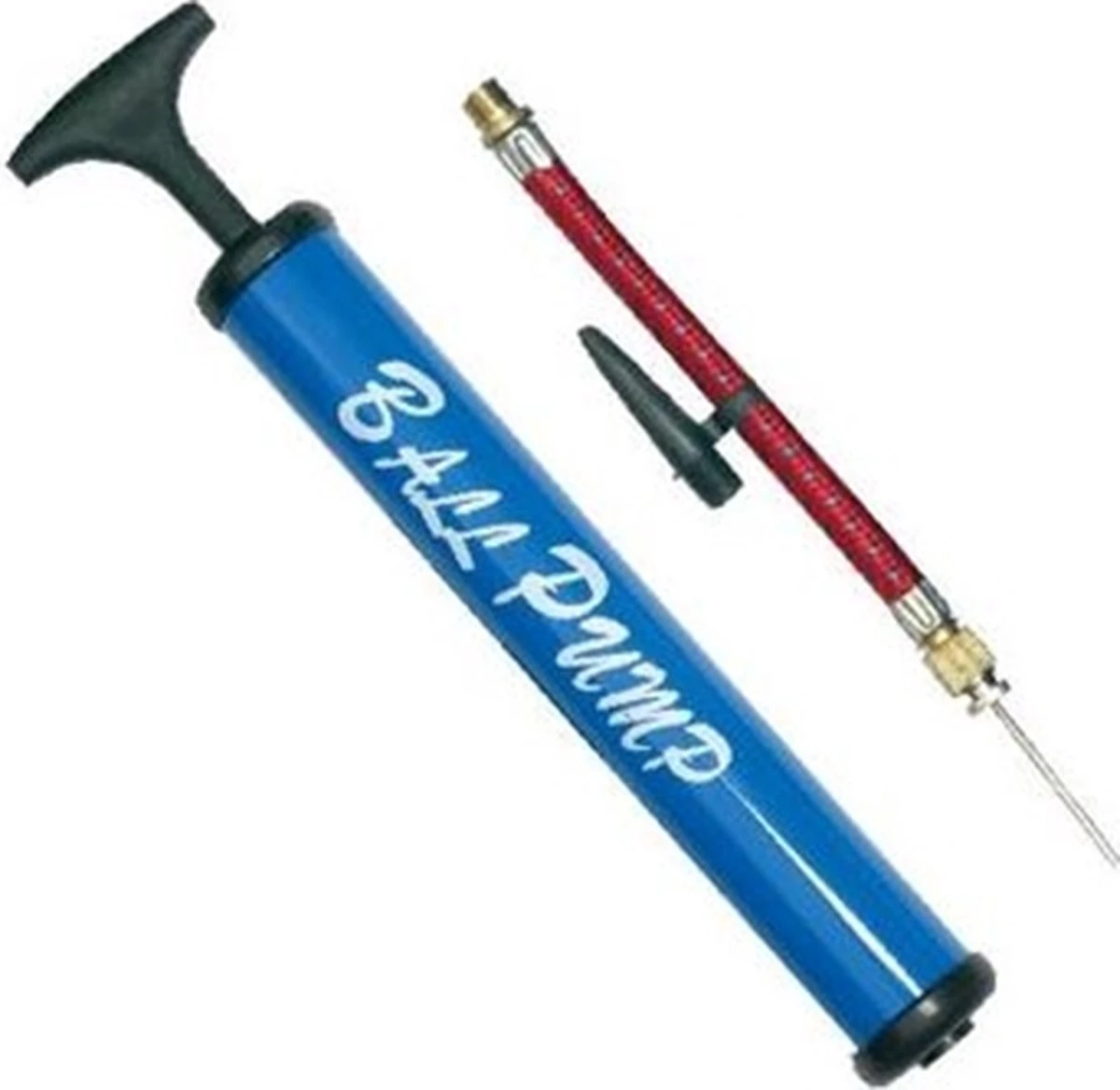 Voetbal Ballenpomp Met Naaldventiel 30 Cm - Voetbalpomp Met Slang En Naald - Basketbalpomp 2 Voetbal Ballenpomp Met Naaldventiel 30 Cm - Voetbalpomp Met Slang En Naald - Basketbalpomp - Afbeelding 2