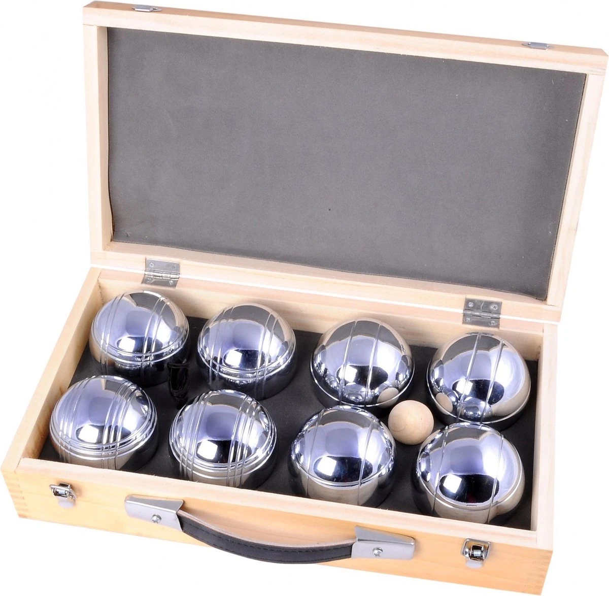 Longfield Games Jeu De Boule 8 Ballen - In Houten Koffer 1 Longfield Games Jeu De Boule 8 Ballen - In Houten Koffer