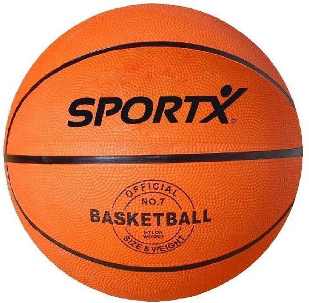 SportX Basketbal Orange 580gr 2 SportX Basketbal Orange 580gr - Afbeelding 2