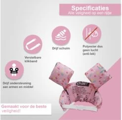 VoordeelShop Zwemvest Kinderen - Puddle Jumper Deluxe - Flamingo - 14 Tot 25kg - 2 Tot 6 Jaar - Zwemband - Reddingsvest - Zwemvest Kind -NIJDAM Sport & Spel Winkel 1200x1182 6