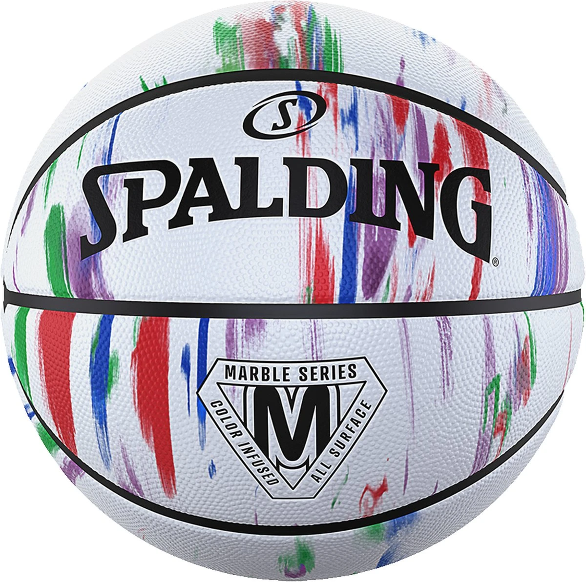 Spalding Marble Rainbow Basketbal Maat 7 2 Spalding Marble Rainbow Basketbal Maat 7 - Afbeelding 2