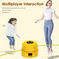 Merkloos Elektrisch Ronddraaiend Springtouwmachine - Jump Rope Machine - 360 Graden Springtouw - Vetverlies - Kinderspeelgoed