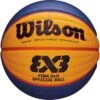 Wilson FIBA 3x3 - Basketbal Official - Geel Blauw - Maat 6 - Kinderen En Volwassenen
