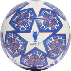 Adidas Voetbal Champions League TRN Istanbul - Maat 5 - Blauw/oranje -NIJDAM Sport & Spel Winkel 1200x1199 1