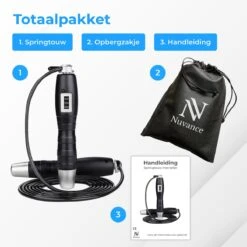 Nuvance - Sport Springtouw Met Teller - Verstelbaar - Volwassenen En Kinderen - Jump Rope - Speedrope 15 Nuvance - Sport Springtouw Met Teller - Verstelbaar - Volwassenen En Kinderen - Jump Rope - Speedrope -NIJDAM Sport & Spel Winkel 1200x1200 148