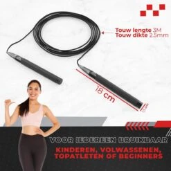 Tested By Athletes Pro Sport Springtouw - Springtouw Voor Gevorderden En Beginners - Met Carrybag -NIJDAM Sport & Spel Winkel 1200x1200 153