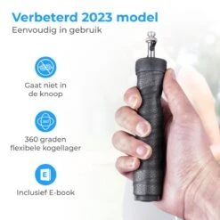 Nuvance - Professioneel Sport Springtouw - Verstelbaar - Voor Volwassenen En Kinderen - Speedrope - Jump Rope Inclusief E-book - Zwart -NIJDAM Sport & Spel Winkel 1200x1200 159