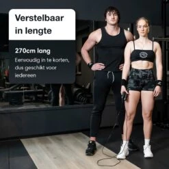 All Black Nutrition Springtouw Met Gewicht - Sport Speedrope - Conditie & Krachttraining - Verzwaard - Inclusief Zweetbandjes En Draagtas 14 All Black Nutrition Springtouw Met Gewicht - Sport Speedrope - Conditie & Krachttraining - Verzwaard - Inclusief Zweetbandjes En Draagtas -NIJDAM Sport & Spel Winkel 1200x1200 195
