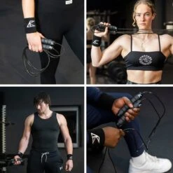 All Black Nutrition Springtouw Met Gewicht - Sport Speedrope - Conditie & Krachttraining - Verzwaard - Inclusief Zweetbandjes En Draagtas 16 All Black Nutrition Springtouw Met Gewicht - Sport Speedrope - Conditie & Krachttraining - Verzwaard - Inclusief Zweetbandjes En Draagtas -NIJDAM Sport & Spel Winkel 1200x1200 197