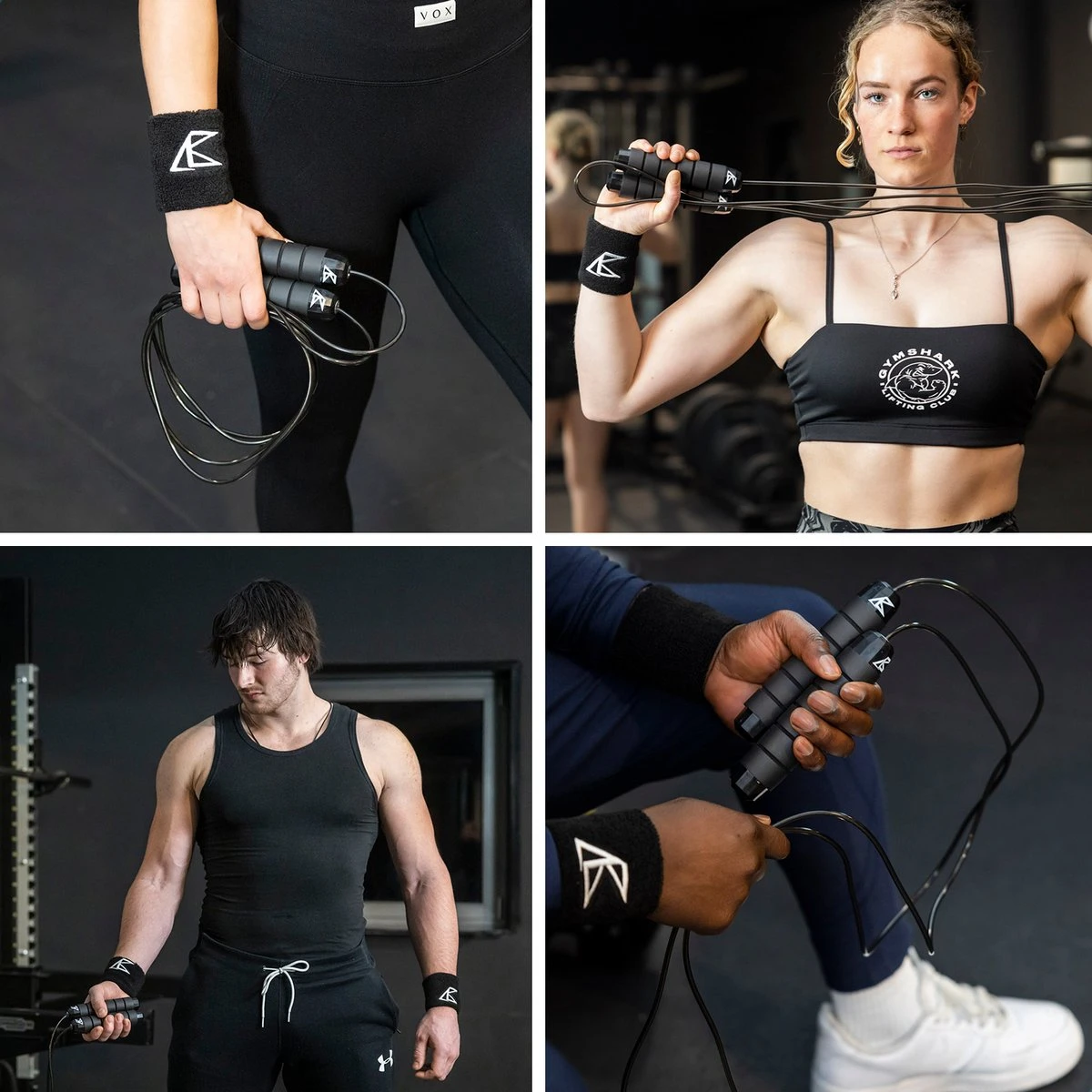 All Black Nutrition Springtouw Met Gewicht - Sport Speedrope - Conditie & Krachttraining - Verzwaard - Inclusief Zweetbandjes En Draagtas 7 All Black Nutrition Springtouw Met Gewicht - Sport Speedrope - Conditie & Krachttraining - Verzwaard - Inclusief Zweetbandjes En Draagtas - Afbeelding 7