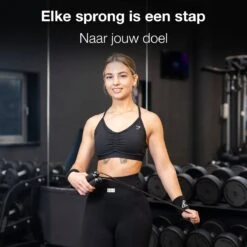All Black Nutrition Springtouw Met Gewicht - Sport Speedrope - Conditie & Krachttraining - Verzwaard - Inclusief Zweetbandjes En Draagtas 17 All Black Nutrition Springtouw Met Gewicht - Sport Speedrope - Conditie & Krachttraining - Verzwaard - Inclusief Zweetbandjes En Draagtas -NIJDAM Sport & Spel Winkel 1200x1200 198