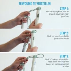 Silvergear Smart Springtouw - 4 Uitdagende Workout Standen - Track Het Aantal Verbrande Calorieën - Slaat Alle Workouts Overzichtelijk Op In De App -NIJDAM Sport & Spel Winkel 1200x1200 214