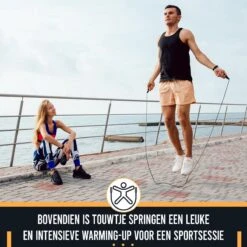 Springtouw Speedrope Voor Volwassenen - Sport En Fitness Speed Rope - Touwtje Springen - Zwart 14 Springtouw Speedrope Voor Volwassenen - Sport En Fitness Speed Rope - Touwtje Springen - Zwart -NIJDAM Sport & Spel Winkel 1200x1200 220