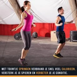 Springtouw Speedrope Voor Volwassenen - Sport En Fitness Speed Rope - Touwtje Springen - Zwart 15 Springtouw Speedrope Voor Volwassenen - Sport En Fitness Speed Rope - Touwtje Springen - Zwart -NIJDAM Sport & Spel Winkel 1200x1200 221