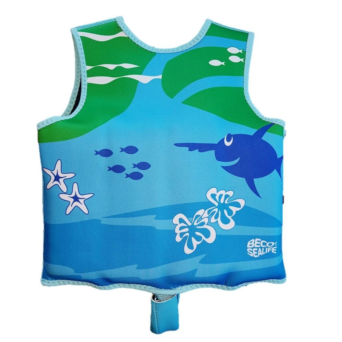 Beco Sealife - Zwemvest/Drijfvest Kind - Blauw/Groen - S: 15-18 Kg 2 Beco Sealife - Zwemvest/Drijfvest Kind - Blauw/Groen - S: 15-18 Kg - Afbeelding 2